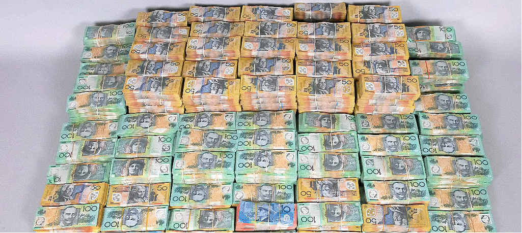 This is what about $3.5 million in cash looks like. This is what about $3.5 million in cash looks like.